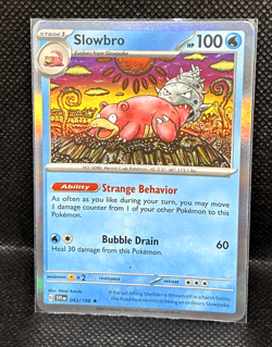 Pokemon TCG Slowbro Scarlet & Violet Base Set 043/198 Reverse Holo Holo Rare - Image 1