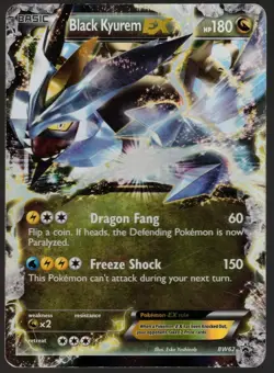 Black Kyurem EX Pokemon Black & White BW62 Black Star Promo - HP - Image 1