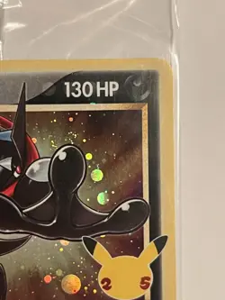 Pokemon TCG Greninja Gold Star SWSH144 - Celebrations Black Star Promo NM Sealed - Image 4