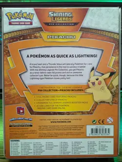 Pokemon TCG Shining Legends Pikachu 3-PACK BLISTER SET 2017 {BRAND NEW/SEALED} - Image 2