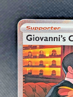 Giovanni's Charisma Scarlet & Violet 151 Ultra Rare Holo 204/165 Pokemon TCG NM+ - Image 3