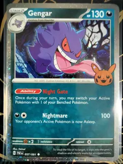 Gengar 057/091 (Cosmos Holo) Trick or Trade Pokemon TCG - Image 1