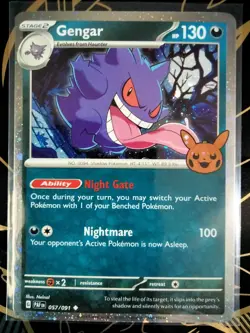 Gengar 057/091 (Cosmos Holo) Trick or Trade Pokemon TCG - Image 2