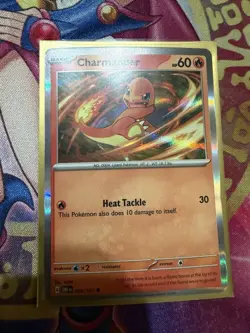 Pokemon TCG Charmander Scarlet & Violet Series - Obsidian Flames #26 Holo LP - Image 1