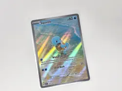 Pokemon Squirtle 170/165 SV: Scarlet & Violet 151 Illustration Rare Holo - Image 1