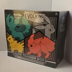 Pokemon TCG Evolving Skies Elite Trainer Box Leafeon Umbreon English - Image 1