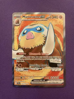 Pokemon Mamoswine EX 174/159 Holo Ultra Rare Journey Together Pack Fresh! - Image 1