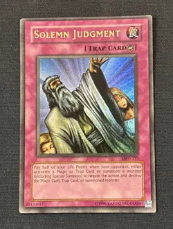 Solemn Judgment MRD-127 MP Ultra Rare Metal Raiders Unlimited Edition Yu-Gi-Oh - Image 1
