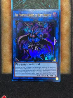 Yugioh The Phantom Knights Of Rusty Bardiche LEHD-ENC00 Ultra Rare 1st Ed NM - Image 1