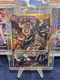 One Piece TCG Kaido & Linlin OP08-119 Secret Rare Two Legends - Image 1