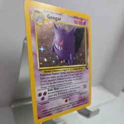 1999 Holo Gengar 5/62 Fossil Set Pokemon Card: Excellent Condition - Image 3