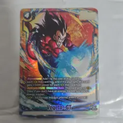Vegeta: GT FB09-117: Battle 30000 Power Foil SR Dragon Ball Super Card Game - Image 1