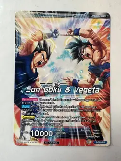 Dragon Ball Z Promo Card Miracle Strike Gogeta Vegeta Son Guku P-069 PR New - Image 2