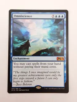 Omniscience Magic Core Set 2019 • Regular MTG LP - Image 1