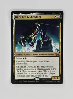 Dark Leo and Shredder - Teenage Mutant Ninja Turtles Magic the Gathering - Image 1