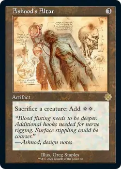 Ashnod's Altar Schematic Foil NM/PACK-FRESH *Slye's Magic Shoppe* - Image 1