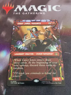 Mtg. Casey Jones, Vigilante. #235. Foil Showcase. TMNT. Nm - Image 1