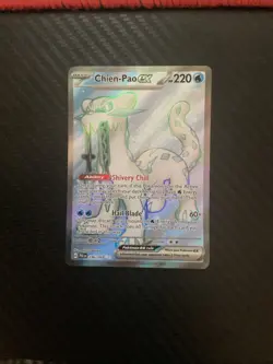 Pokemon Paldean Evolved Chien-Pao EX Double Rare Card 236/193 NM - Image 1