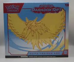Pokemon S & V Paradox Rift Roaring Moon Elite Trainer Box ETB Factory Sealed 820650854163 - Image 1