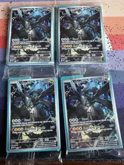Pokemon TCG N’s Zekrom 031 2x normal 2x Pokemon Center Stamped Promo - Image 1