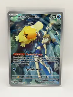 Pokemon Destined Rivals Misty's Psyduck 193/182 SV10: Illustration Rare Holo - Image 1