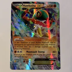 Pokemon Hawlucha EX 64/111 XY Furious Fists Full Art Ultra Rare Holo HP 130 2014 - Image 1