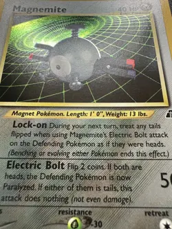 Pokemon TCG Magnemite 7/75 Neo Discovery Holo NM - Image 5