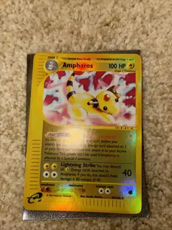 Pokemon Ampharos TCG 2/165 Expedition Reverse-Holo 2002 HP - Image 1