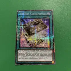 Yugioh Shining Sarcophagus MP25-EN005 1st Edition Starlight Rare NM - Image 2