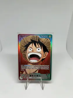Monkey D. Luffy (Alt Art) OP13-001 L Carrying on His Will - ONE PIECE Chinese NM - Image 1
