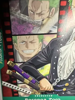 Roronoa Zoro, OP02-043 C, 1st edition ENGLISH, One Piece card, Eiichiro Oda art - Image 5