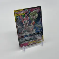 Pokemon Gardevoir & Sylveon GX Unbroken Bonds Holo Card 130/214 Ultra Rare NM - Image 2