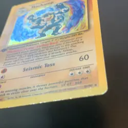 Pokemon TCG Machamp Base Set Holo Rare Card 8/102 1st Edition Moderate Play - Image 4