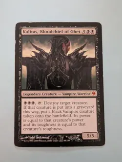 Kalitas Bloodchief of Ghet Magic: Zendikar #99 2009 G1E - Image 1