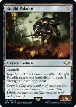 MTG Knight Paladin - 160 / English / Near Mint - Image 1