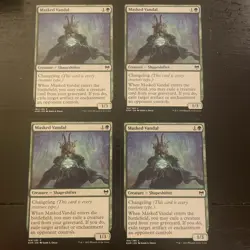 Masked Vandal Kaldheim Regular Set of 4 - Image 1