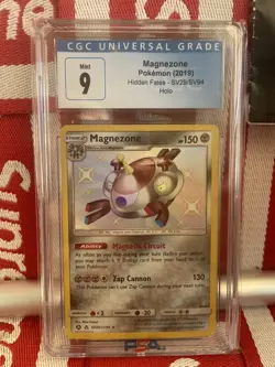 Pokemon CGC 9 Mint Magnezone SV29/SV94 Hidden Fates Holo 2019 - Image 4