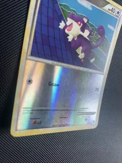 Rattata 64/90 HGSS Undaunted Reverse Holo Pokemon Card LP - Image 4
