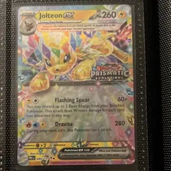 Pokemon Jolteon ex 260 HP Holo EX Promo 030/131 Prismatic Evolutions Stage 1 - Image 1