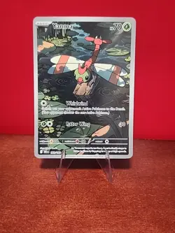 2025 Pokemon Destined Rivals Illustration Rare Full Art Holo Yanma 183/182 - Image 1