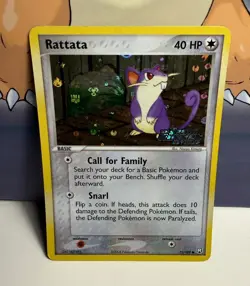 Pokemon Rattata 72/109 – Reverse Holo – Team Rocket Returns (2004) - Image 1