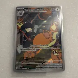Pokemon Team Rocket's Raticate 202/182 Sv10: Destined Rivals Full Art Holo 90 HP - Image 1