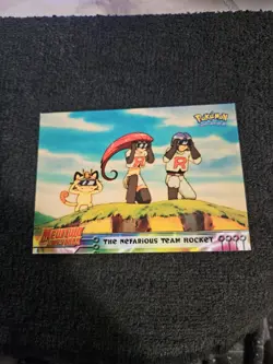 Topps Pokemon The Nefarious Team Rocket #12 Blue Logo Mewtwo Strikes Back - Image 1