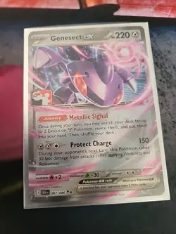 Genesect Ex Play Pokemon Prize Pack Series 8 067/086 Holo - Image 1