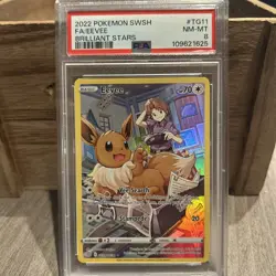 Pokemon TCG - Eevee TG11/TG30 Brilliant Stars Trainer Gallery, - Image 1