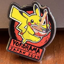 Pikachu Pin Yokohama Pokemon World Championships Japan 2023 Promo Pin, 1.5 “ - Image 2