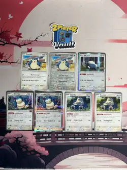 Pokemon TCG Snorlax Lot Of 7 Holo & Non Holo Japanese & English Near Mint #PL15 - Image 1