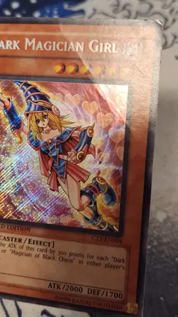 YuGiOh! Dark Magician Girl - Secret Rare - CT2-EN004 - Limited Edition - HP - Image 4