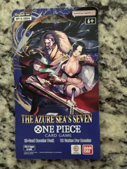 The Azure Sea's Seven Booster Pack One Piece Card Game OPTCG English OP14 EB04 - Image 1