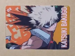 My Hero Academia Clear Visual Card No.02 Katsuki Bakugo - Image 1
